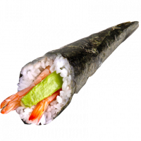 Temaki langostino tempura