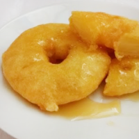 Manzana frita